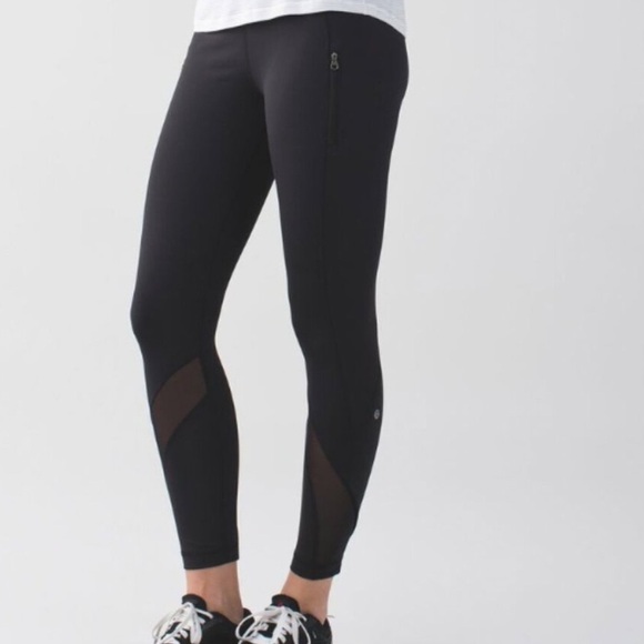 Lululemon Run Inspire Tight II Black 25” Leggings Size 2 - Picture 1 of 7